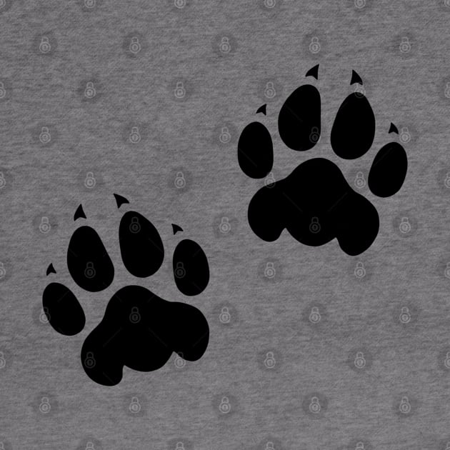 Lion Paw Prints by Lady Lilac